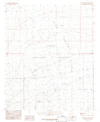 Mesquite Jim Well Arizona Historical topographic map, 1:24000 scale, 7.5 X 7.5 Minute, Year 1986