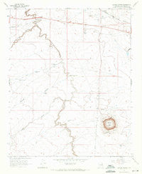 Meteor Crater Arizona Historical topographic map, 1:24000 scale, 7.5 X 7.5 Minute, Year 1968