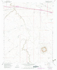 Meteor Crater Arizona Historical topographic map, 1:24000 scale, 7.5 X 7.5 Minute, Year 1968