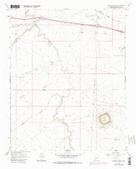 Meteor Crater Arizona Historical topographic map, 1:24000 scale, 7.5 X 7.5 Minute, Year 1968