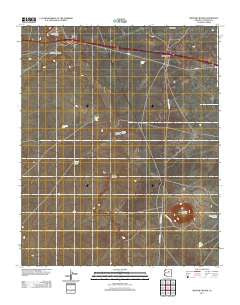 Meteor Crater Arizona Historical topographic map, 1:24000 scale, 7.5 X 7.5 Minute, Year 2011