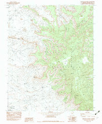 Mexican Cry Mesa Arizona Historical topographic map, 1:24000 scale, 7.5 X 7.5 Minute, Year 1982