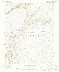 Mexican Water Arizona Historical topographic map, 1:24000 scale, 7.5 X 7.5 Minute, Year 1968