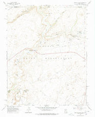 Mexican Water Arizona Historical topographic map, 1:24000 scale, 7.5 X 7.5 Minute, Year 1968