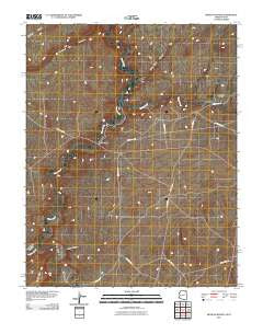 Mexican Water Arizona Historical topographic map, 1:24000 scale, 7.5 X 7.5 Minute, Year 2011