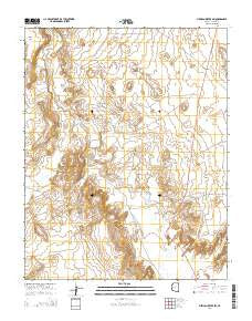 Mexican Water SW Arizona Current topographic map, 1:24000 scale, 7.5 X 7.5 Minute, Year 2014