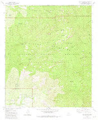 Mica Mountain Arizona Historical topographic map, 1:24000 scale, 7.5 X 7.5 Minute, Year 1981