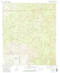 Mica Mountain Arizona Historical topographic map, 1:24000 scale, 7.5 X 7.5 Minute, Year 1981