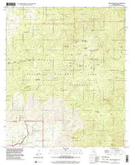 Mica Mountain Arizona Historical topographic map, 1:24000 scale, 7.5 X 7.5 Minute, Year 1996