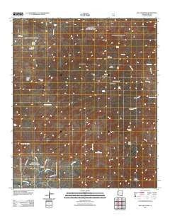 Mica Mountain Arizona Historical topographic map, 1:24000 scale, 7.5 X 7.5 Minute, Year 2011