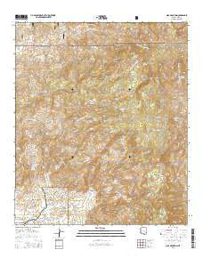 Mica Mountain Arizona Current topographic map, 1:24000 scale, 7.5 X 7.5 Minute, Year 2014