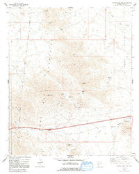 Middle Camp Mtn. Arizona Historical topographic map, 1:24000 scale, 7.5 X 7.5 Minute, Year 1971
