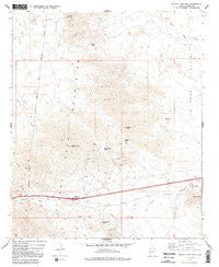 Middle Camp Mtn. Arizona Historical topographic map, 1:24000 scale, 7.5 X 7.5 Minute, Year 1971