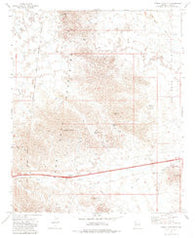 Middle Camp Mtn. Arizona Historical topographic map, 1:24000 scale, 7.5 X 7.5 Minute, Year 1971