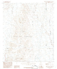 Middle Mountains North Arizona Historical topographic map, 1:24000 scale, 7.5 X 7.5 Minute, Year 1986