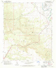 Middle Verde Arizona Historical topographic map, 1:24000 scale, 7.5 X 7.5 Minute, Year 1969
