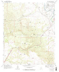 Middle Verde Arizona Historical topographic map, 1:24000 scale, 7.5 X 7.5 Minute, Year 1969