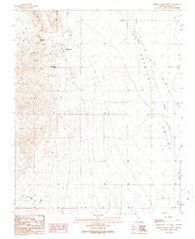 Middle Water Spring Arizona Historical topographic map, 1:24000 scale, 7.5 X 7.5 Minute, Year 1989