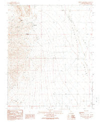 Middle Water Spring Arizona Historical topographic map, 1:24000 scale, 7.5 X 7.5 Minute, Year 1989