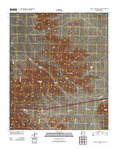 Middle Camp Mountain Arizona Historical topographic map, 1:24000 scale, 7.5 X 7.5 Minute, Year 2011