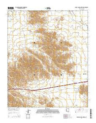 Middle Camp Mountain Arizona Current topographic map, 1:24000 scale, 7.5 X 7.5 Minute, Year 2014