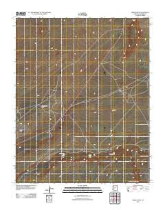 Middle Mesa Arizona Historical topographic map, 1:24000 scale, 7.5 X 7.5 Minute, Year 2011