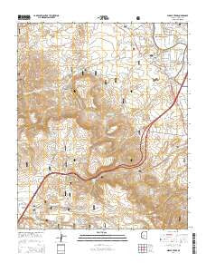 Middle Verde Arizona Current topographic map, 1:24000 scale, 7.5 X 7.5 Minute, Year 2014
