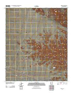 Midway Arizona Historical topographic map, 1:24000 scale, 7.5 X 7.5 Minute, Year 2011