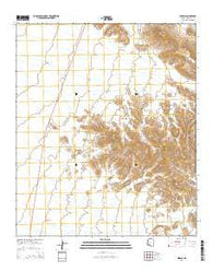 Midway Arizona Current topographic map, 1:24000 scale, 7.5 X 7.5 Minute, Year 2014