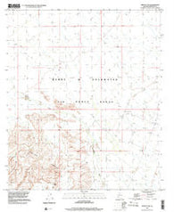 Midway NW Arizona Historical topographic map, 1:24000 scale, 7.5 X 7.5 Minute, Year 1996