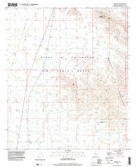 Midway Arizona Historical topographic map, 1:24000 scale, 7.5 X 7.5 Minute, Year 1996