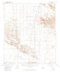 Midway Arizona Historical topographic map, 1:62500 scale, 15 X 15 Minute, Year 1958