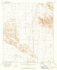 Midway Arizona Historical topographic map, 1:62500 scale, 15 X 15 Minute, Year 1958