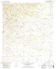Mildred Peak Arizona Historical topographic map, 1:24000 scale, 7.5 X 7.5 Minute, Year 1979