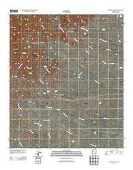 Mildred Peak Arizona Historical topographic map, 1:24000 scale, 7.5 X 7.5 Minute, Year 2011