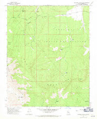Milkweed Canyon SW Arizona Historical topographic map, 1:24000 scale, 7.5 X 7.5 Minute, Year 1967