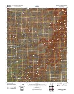 Milkweed Canyon NW Arizona Historical topographic map, 1:24000 scale, 7.5 X 7.5 Minute, Year 2011