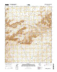Milkweed Canyon SE Arizona Current topographic map, 1:24000 scale, 7.5 X 7.5 Minute, Year 2014
