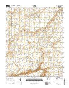 Milky Ranch Arizona Current topographic map, 1:24000 scale, 7.5 X 7.5 Minute, Year 2014