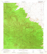 Miller Peak Arizona Historical topographic map, 1:24000 scale, 7.5 X 7.5 Minute, Year 1958