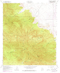 Miller Peak Arizona Historical topographic map, 1:24000 scale, 7.5 X 7.5 Minute, Year 1958