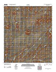 Million Dollar Tank Arizona Historical topographic map, 1:24000 scale, 7.5 X 7.5 Minute, Year 2011