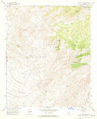 Mine Mountain Arizona Historical topographic map, 1:24000 scale, 7.5 X 7.5 Minute, Year 1963