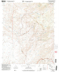 Mine Mountain Arizona Historical topographic map, 1:24000 scale, 7.5 X 7.5 Minute, Year 2004
