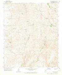 Mineral Mtn Arizona Historical topographic map, 1:24000 scale, 7.5 X 7.5 Minute, Year 1964