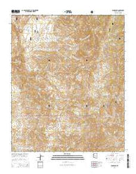 Minnehaha Arizona Current topographic map, 1:24000 scale, 7.5 X 7.5 Minute, Year 2014