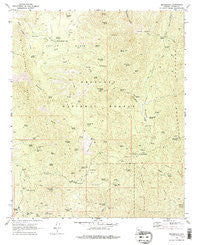 Minnehaha Arizona Historical topographic map, 1:24000 scale, 7.5 X 7.5 Minute, Year 1969