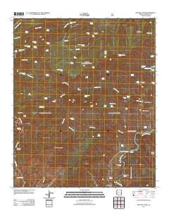 Mitchell Peak Arizona Historical topographic map, 1:24000 scale, 7.5 X 7.5 Minute, Year 2011