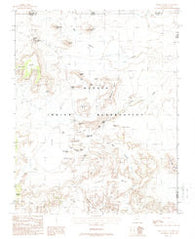 Mitten Buttes Arizona Historical topographic map, 1:24000 scale, 7.5 X 7.5 Minute, Year 1988