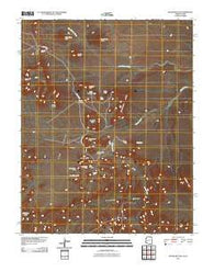Mitten Buttes Arizona Historical topographic map, 1:24000 scale, 7.5 X 7.5 Minute, Year 2011